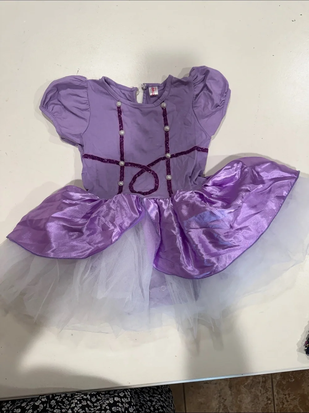 Daisy inspired Purple Tulle Dress-Up Ballet Costume
